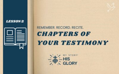 Chapters of Your Testimony