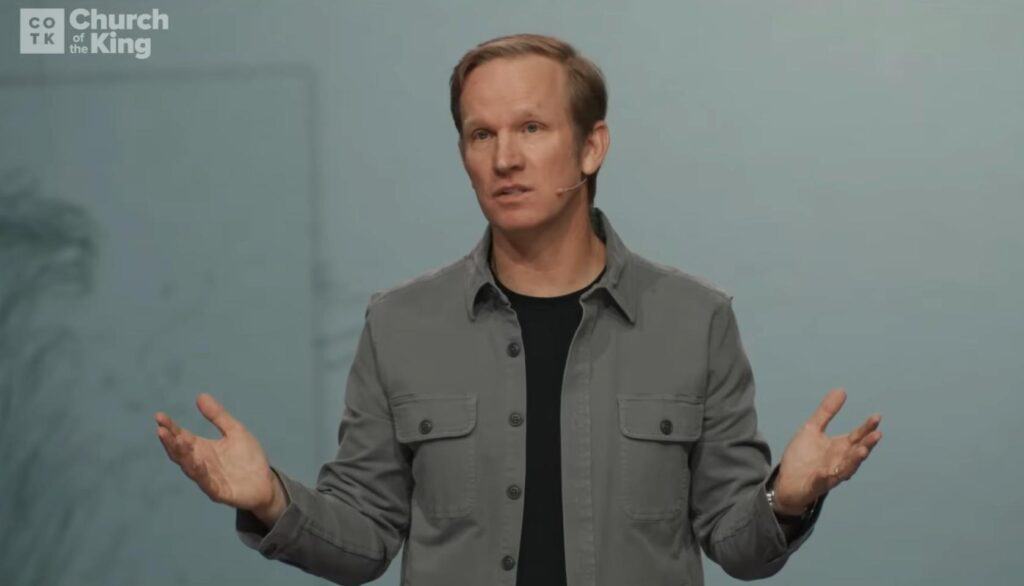 Steve Robinson, pastor of Church of the King, delivers his message, You Don't Have to Be Perfect.